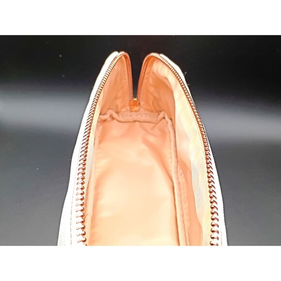 Monat Cosmetic Bag with Travel Jewelry Case Makeup Mirror Pink Rose Gold NWOT - Picture 8 of 10